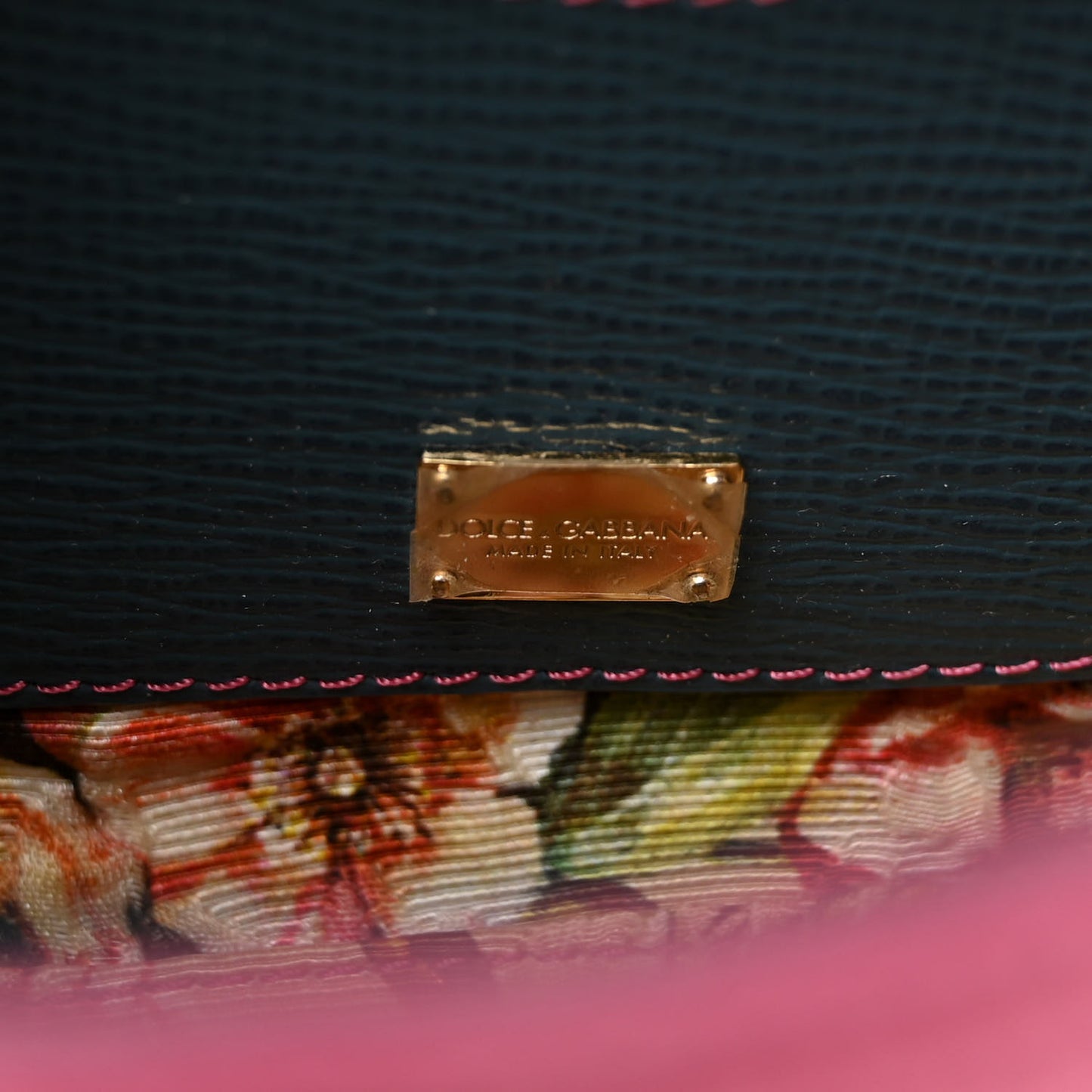 Dauphine Small Tricolor Miss Sicily Satchel Pink