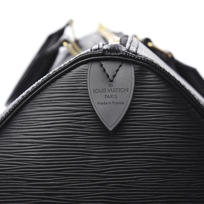 Louis Vuitton Epi Keepall 50 Black 6 of 8