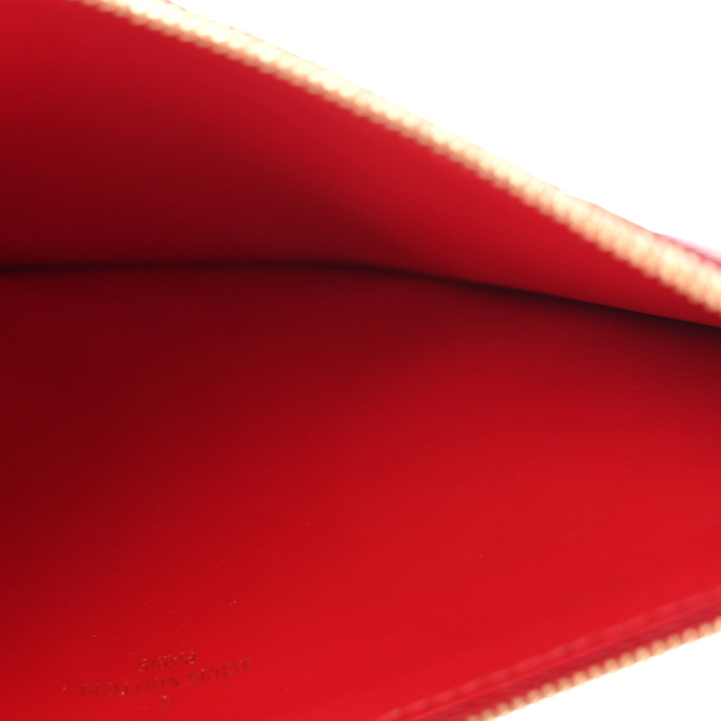 Empreinte Felicie Chain Wallet Zippered Insert Cherry