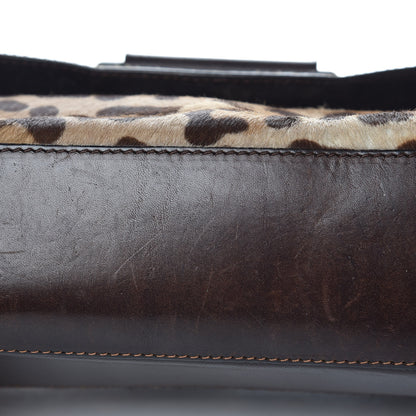 Dolce & Gabbana Pony Hair Shoulder Bag Leopard 10 of 18