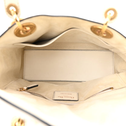Christian Dior Calfskin Cannage Studded Supple Lady Dior White 5 of 10