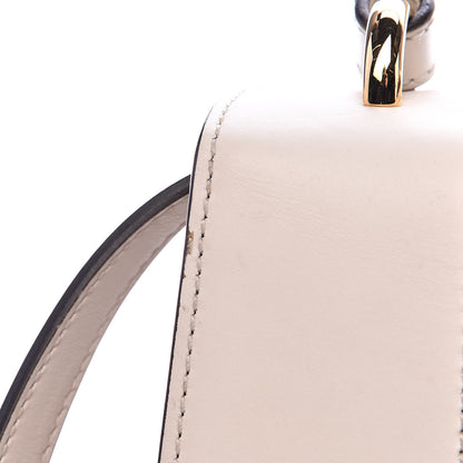 Gucci Calfskin Mini Sylvie Top Handle Bag White 12 of 17