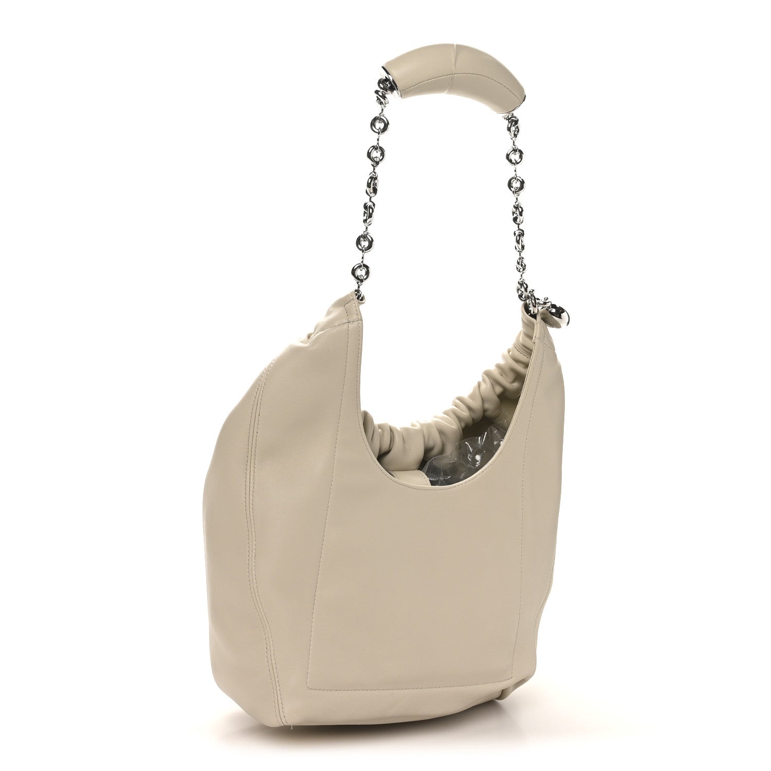 Loewe Buttery Nappa Lambskin Small Squeeze Bag Sea Salt 3 of 9