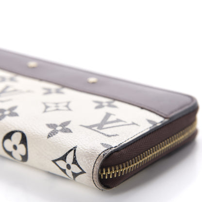Louis Vuitton Calfskin Monogram Gamma Zippy Wallet White Chocolate 7 of 10