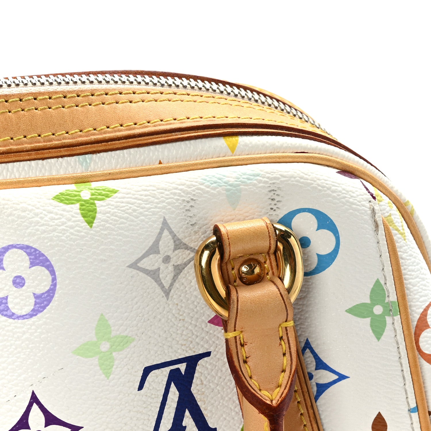Louis Vuitton Monogram Multicolor Priscilla White 10 of 10