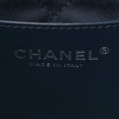 Chanel Denim Stitched Quilted Mini Chanel 22 Blue 6 of 11