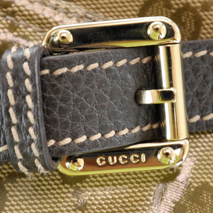 Gucci Crystal Monogram Flap Messenger Bag Beige Ebony 11 of 15