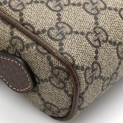 Gucci GG Supreme Monogram Web Mini Ophidia Shoulder Bag Brown 13 of 14