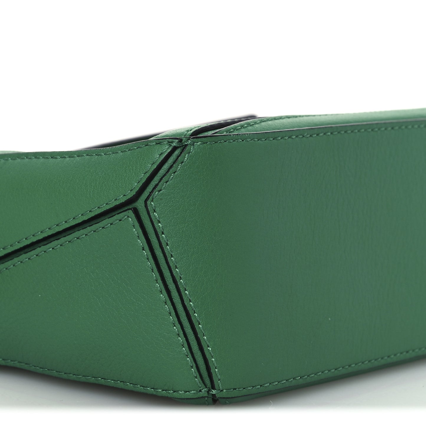 Calfskin Mini Puzzle Bag Jungle Green