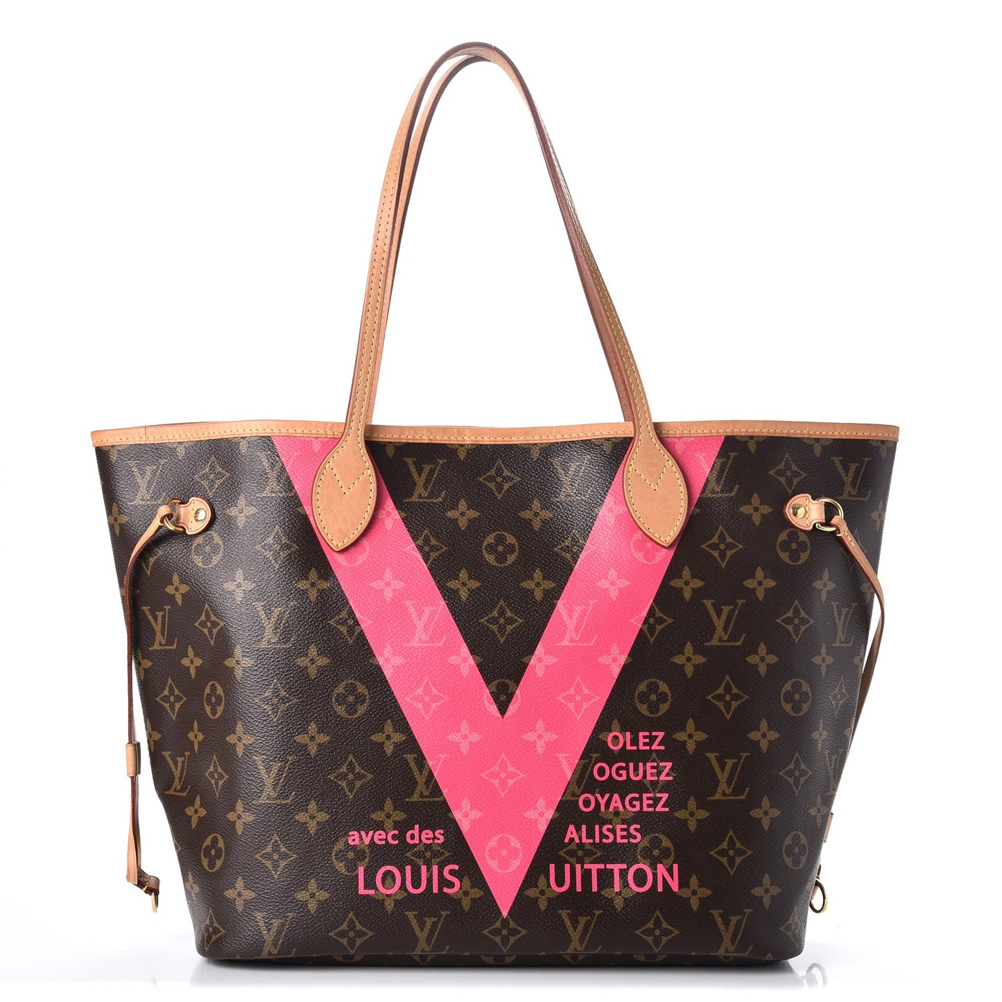 Monogram V Neverfull MM Grenade