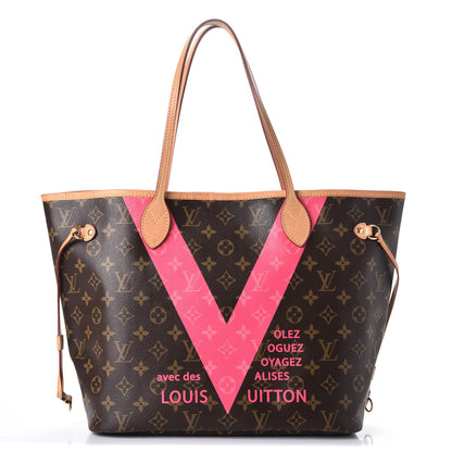 Louis Vuitton Monogram V Neverfull MM Grenade 1 of 9