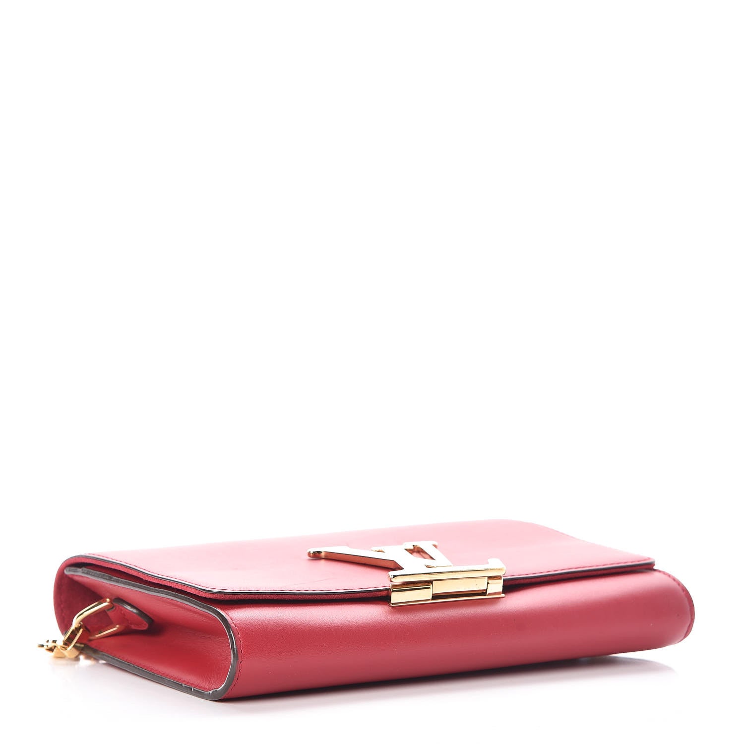 Louis Vuitton Calfskin Chain Louise GM Framboise 4 of 13