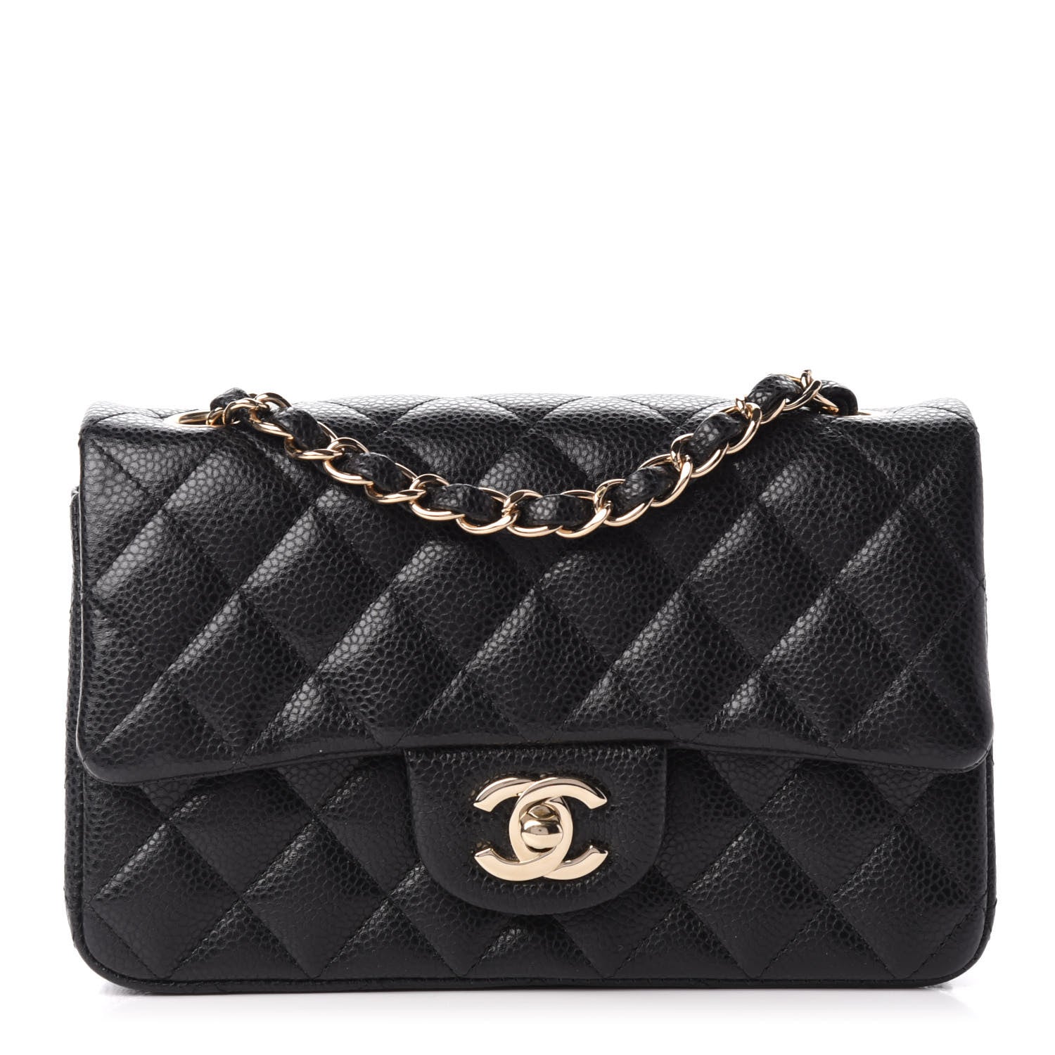 Chanel Caviar Quilted Mini Rectangular Flap Black 1 of 10