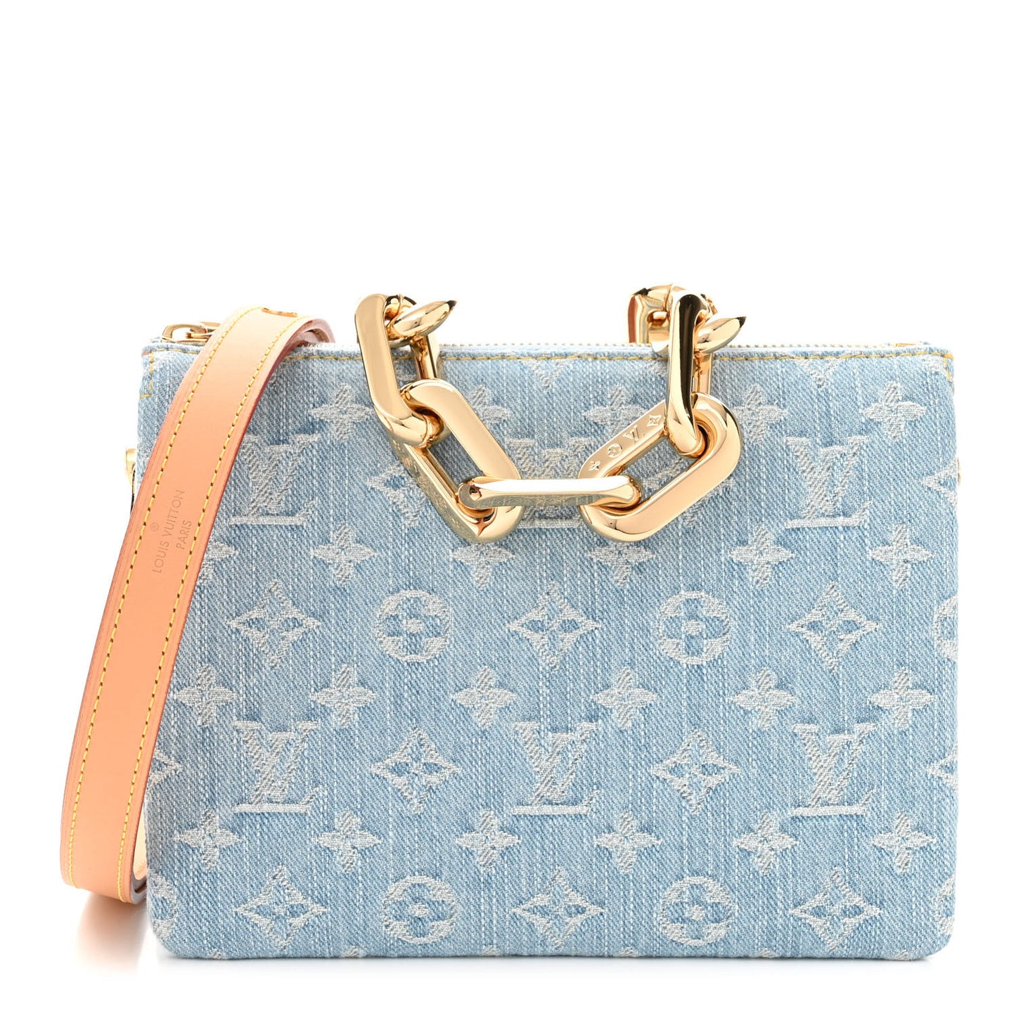Monogram Denim Coussin BB Sky Blue