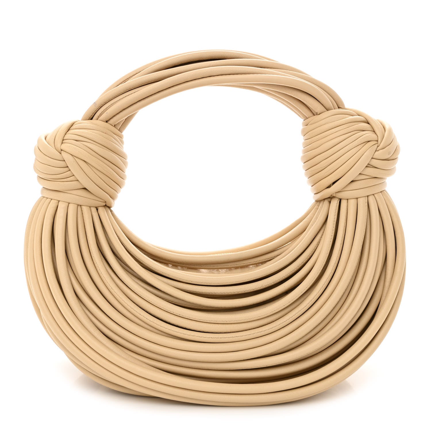 Bottega Veneta Nappa Mini Tubular Double Knot Porridge 1 of 11