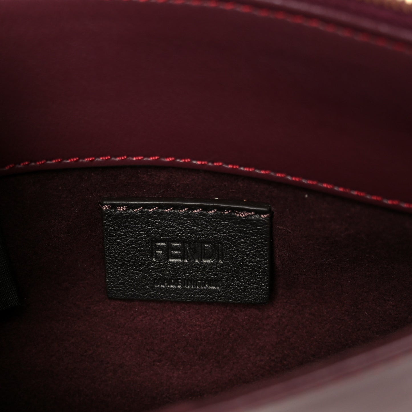 Shiny Nappa Trapuntata Dotcom Tube Wallet On Chain Bordeaux