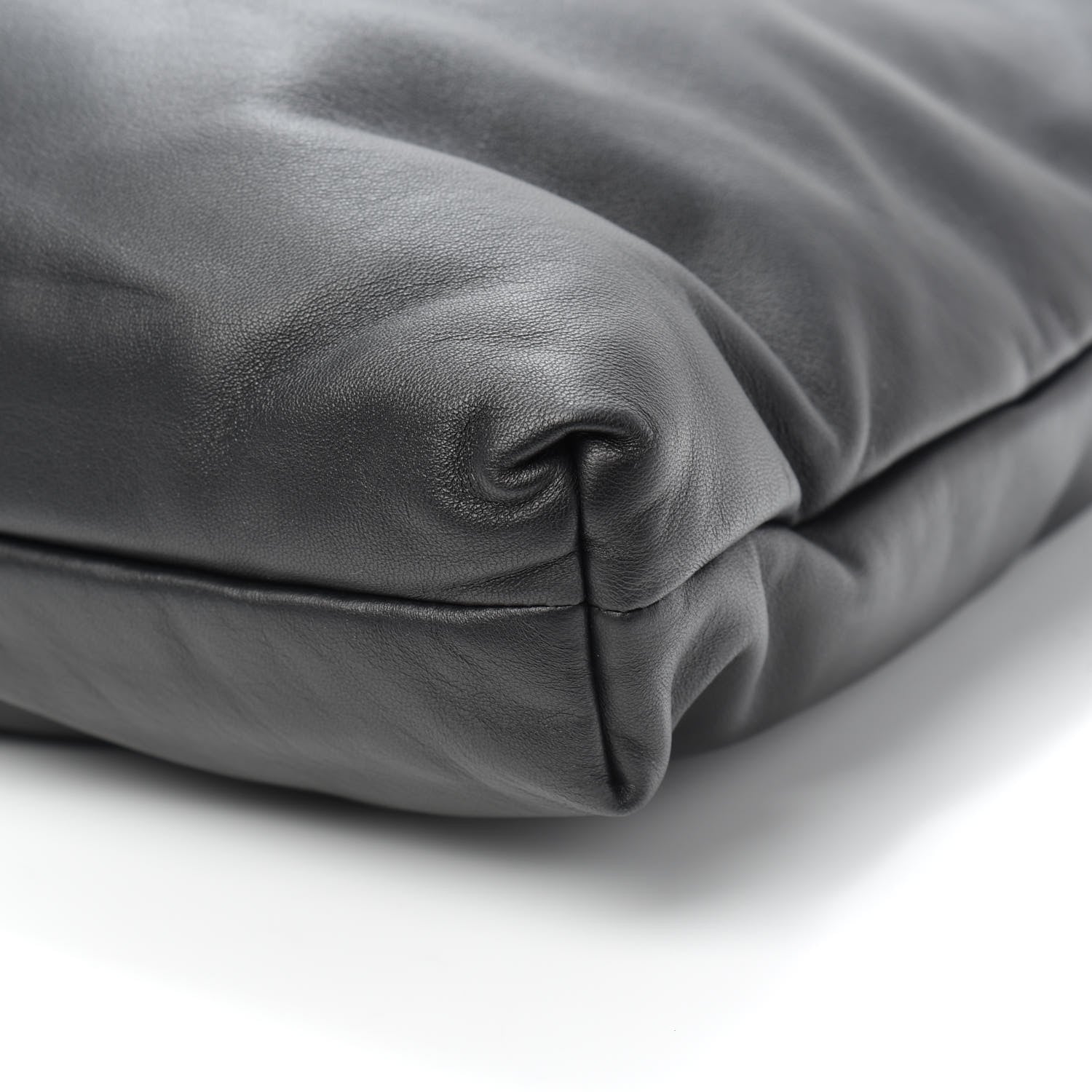 Mansur Gavriel Calfskin Reversible Pillow Tote Black Flamma 9 of 9