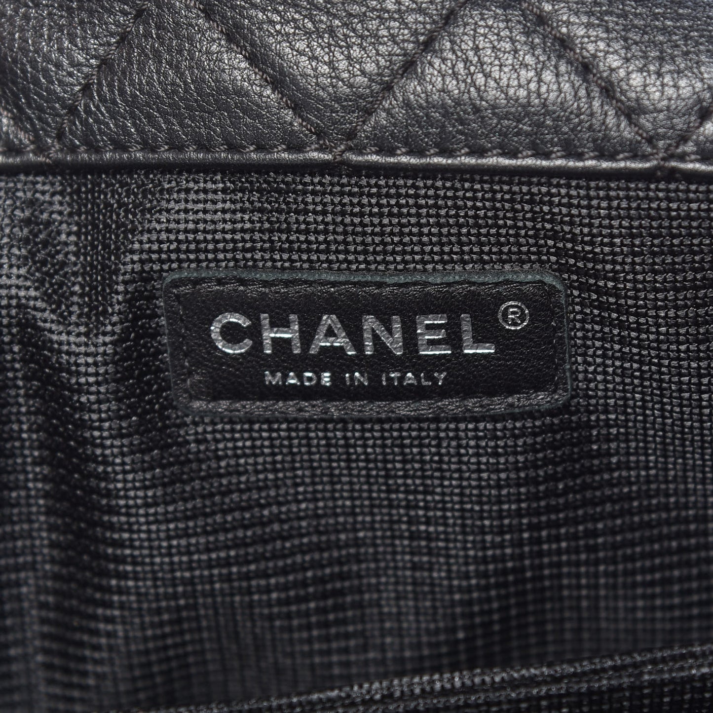 Calfskin Quilted XXL Travel Flap Bag Black