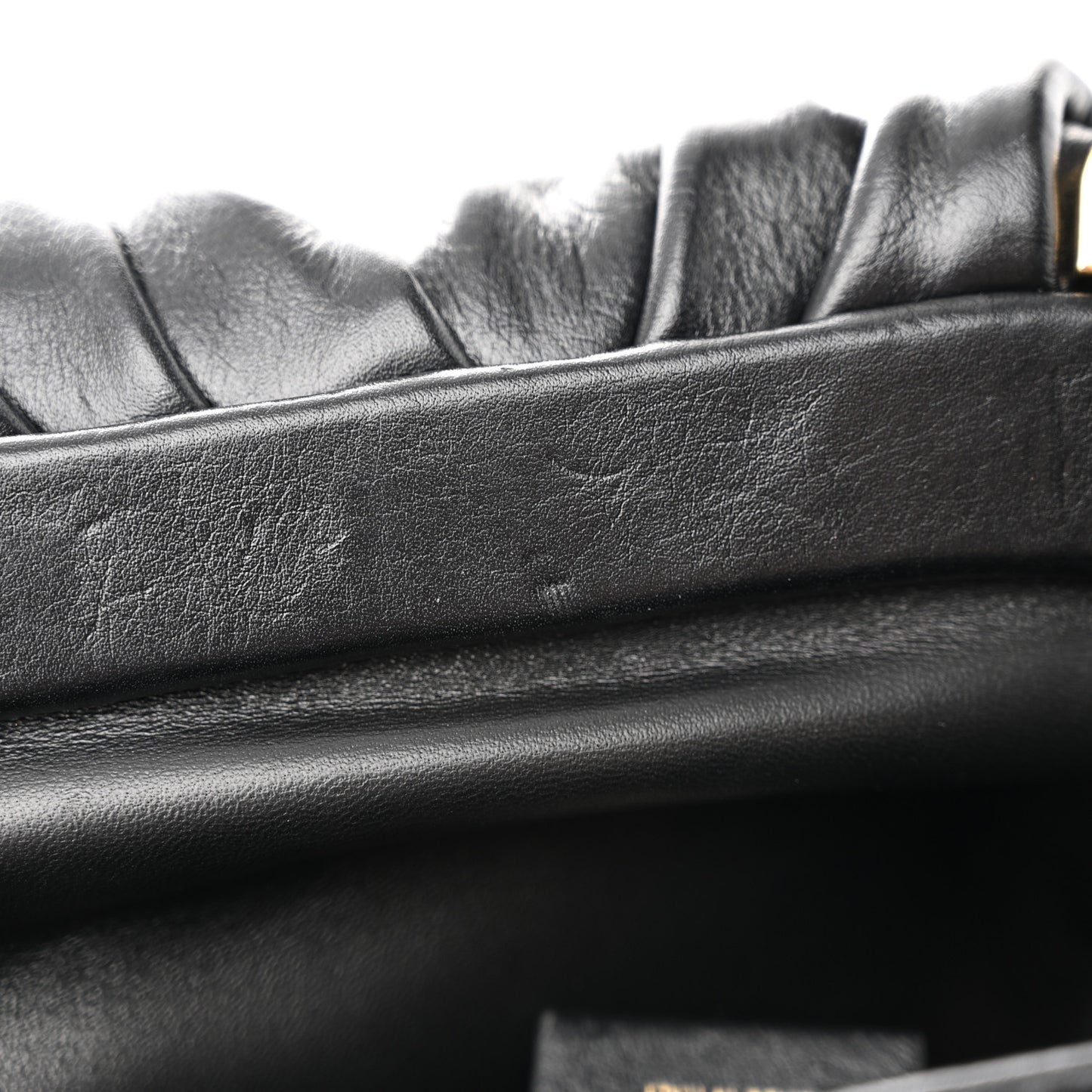 Calfskin Kenny Mini Shoulder Bag Black