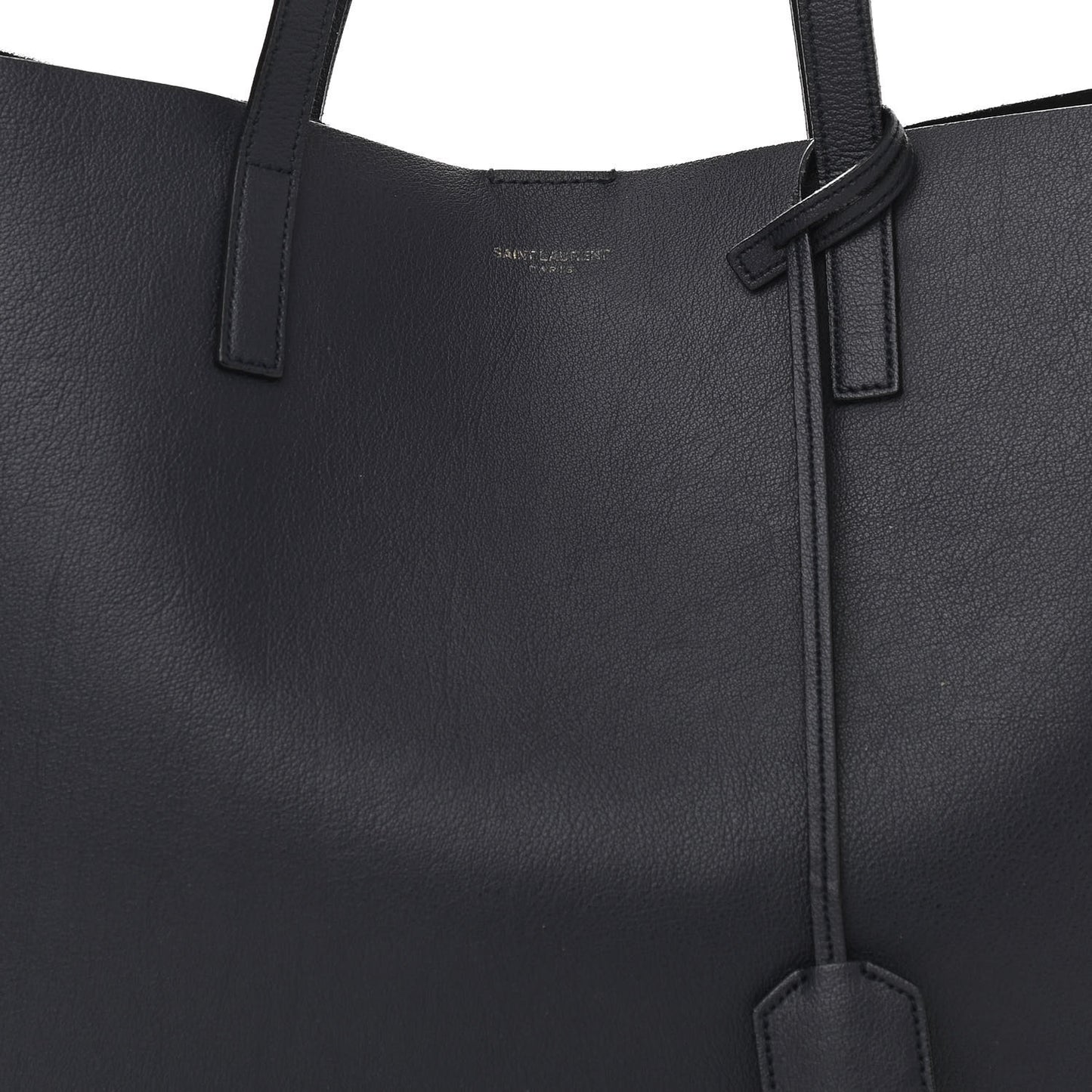 Calfskin Large Shopping Tote Deep Marine