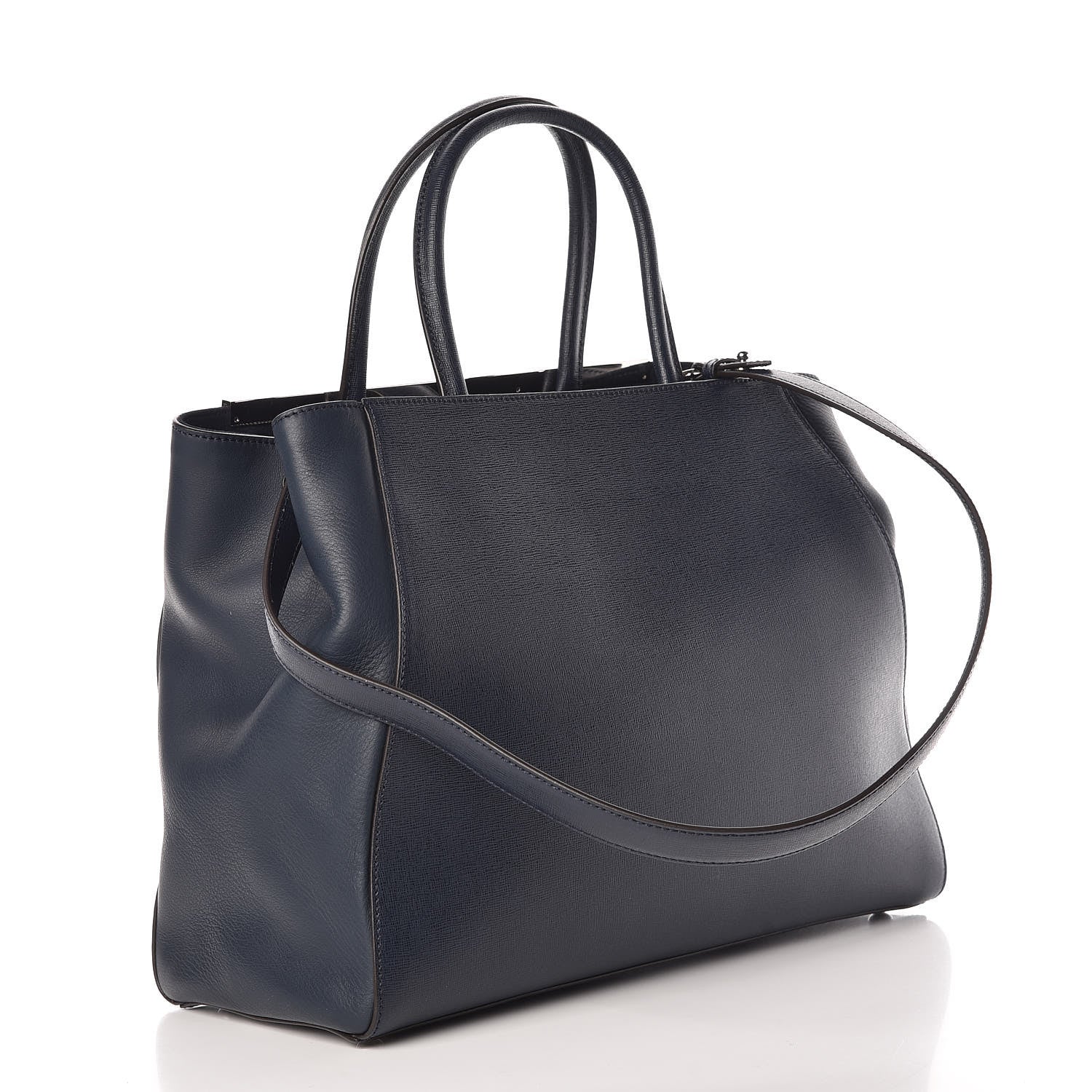 Fendi Vitello Elite Regular 2Jours Tote Lavagna 4 of 14