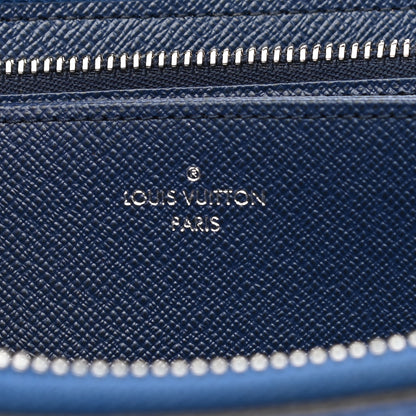 Louis Vuitton Monogram Escale Zippy Wallet Blue 6 of 7