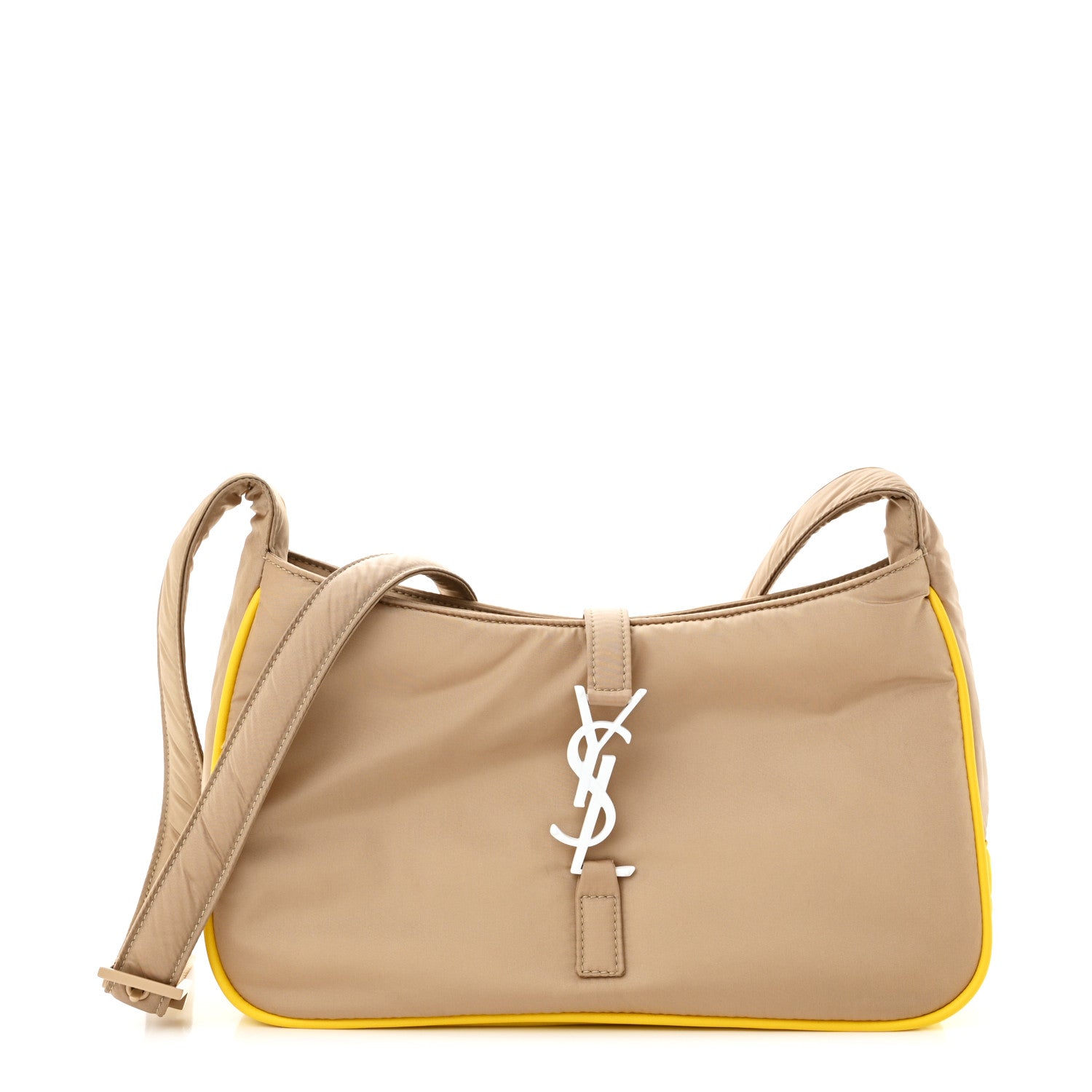 Saint Laurent Econyl Nylon Le 5 A 7 Hobo Bog Light Cork 1 of 10