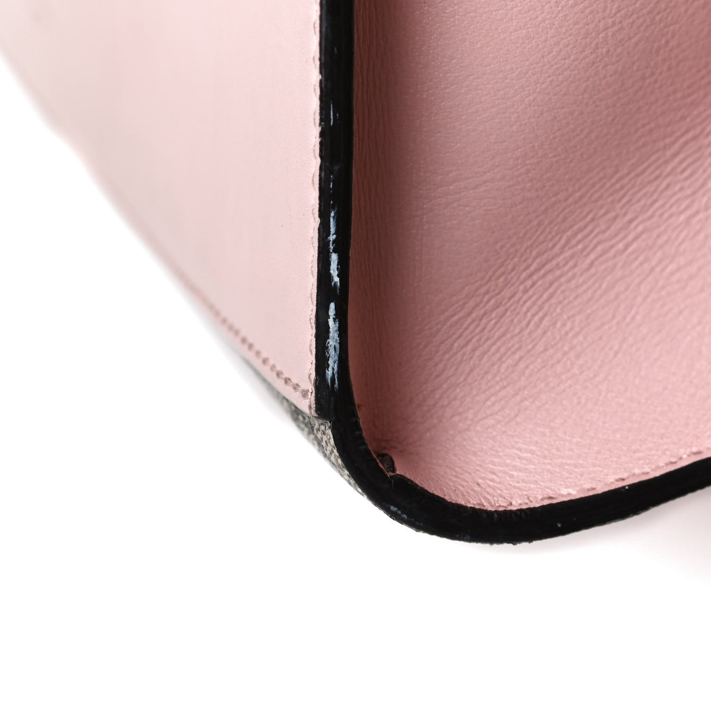 GG Supreme Monogram Calfskin Medium Padlock Shoulder Bag Beige Perfect Pink