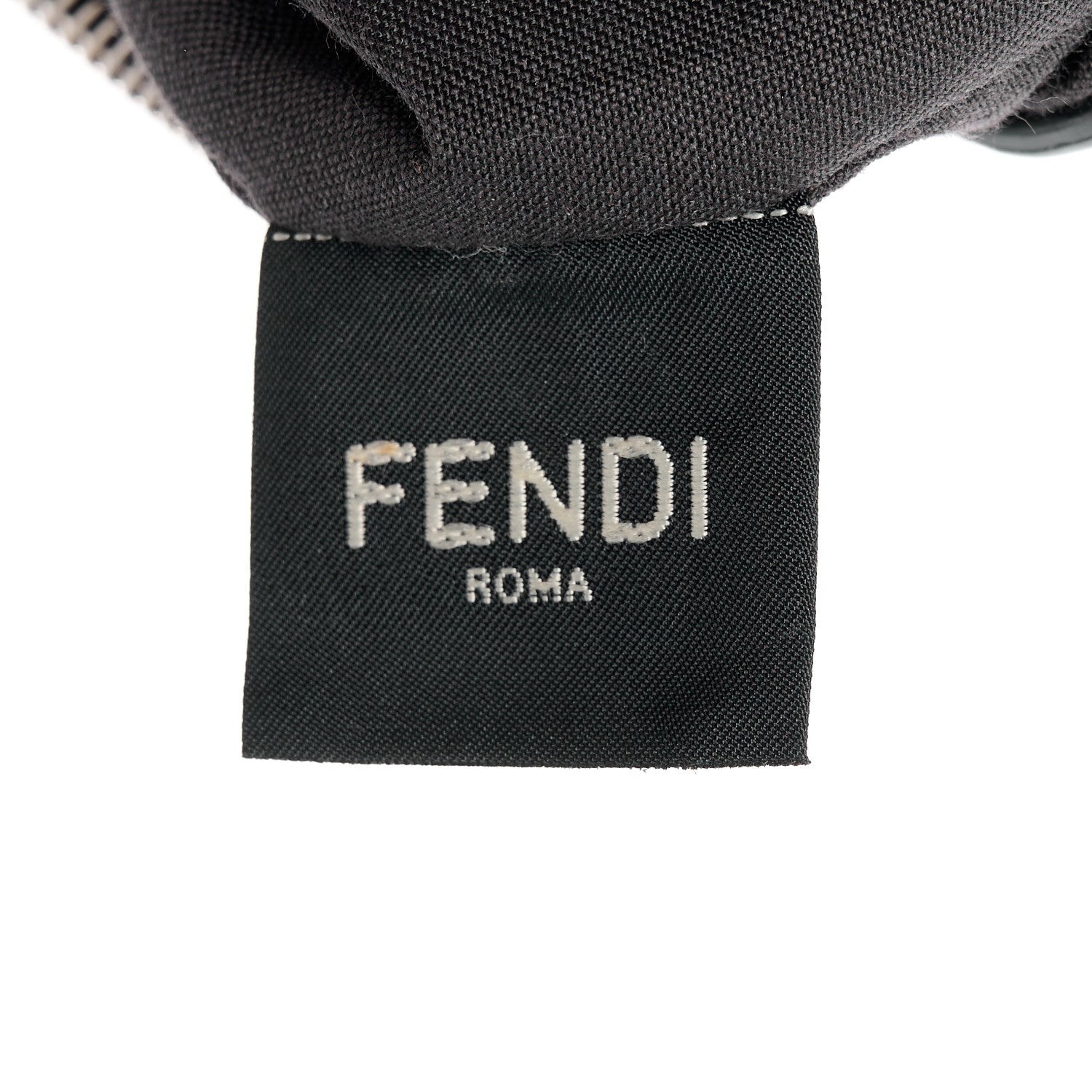 Fendi Vitello Dolce Bi-Color FF 1974 Embossed Mini By The Way Boston Bag Black Maya 8 of 13