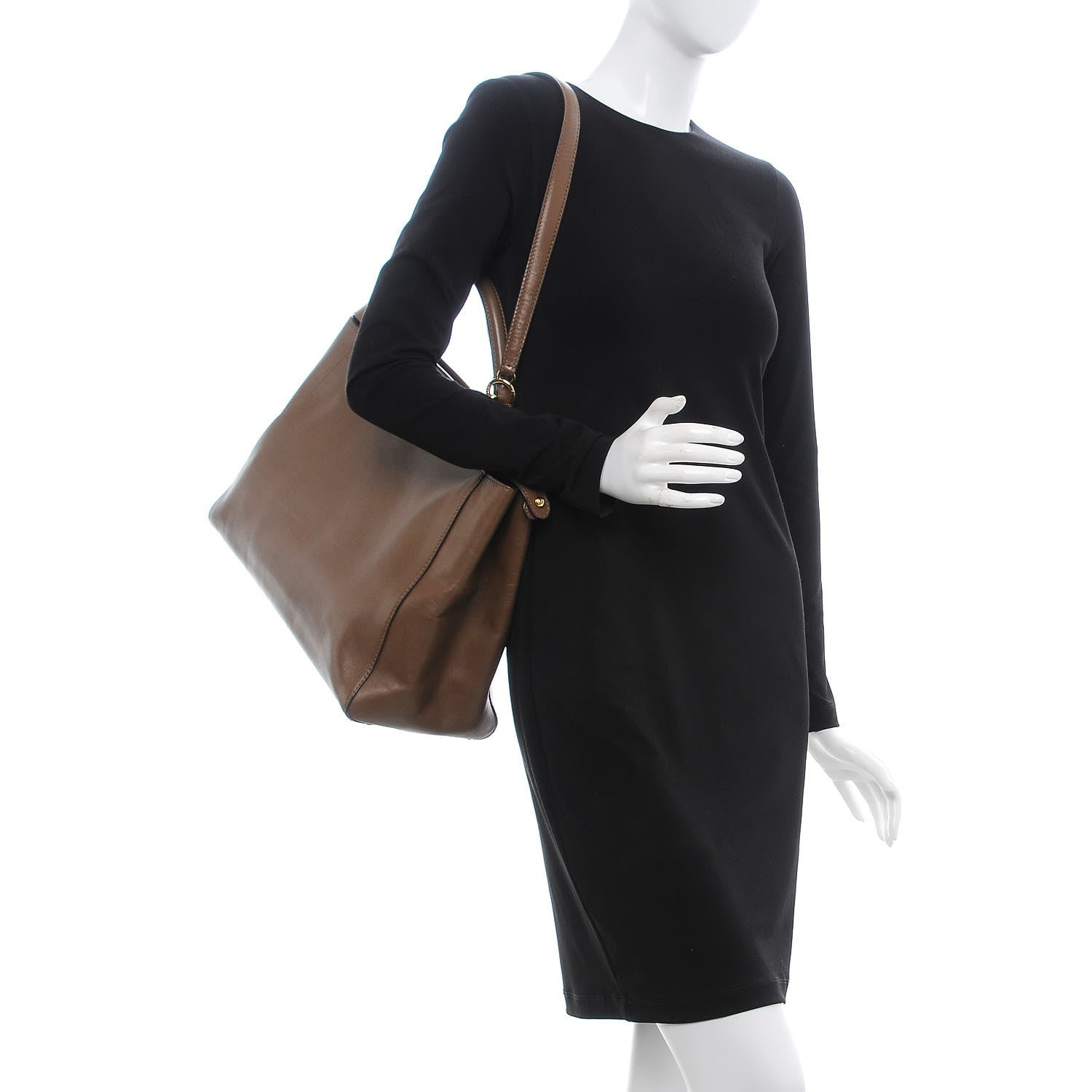 Fendi Vitello Morgan Fabric Jacquard Pequin Large Peekaboo Iconic Satchel Foresta Tobacco Black 2 of 26