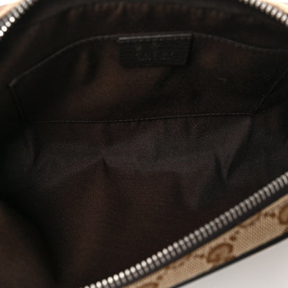 Gucci Monogram Dollar Calfskin Belt Bag Beige Ebony Testa di Moro Marrone Scuro 4 of 9