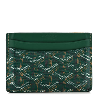 Goyard Goyardine Saint Sulpice Card Holder Green 1 of 10