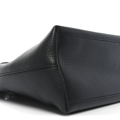 Gucci Dollar Calfskin GG Charm Satchel Black 9 of 10