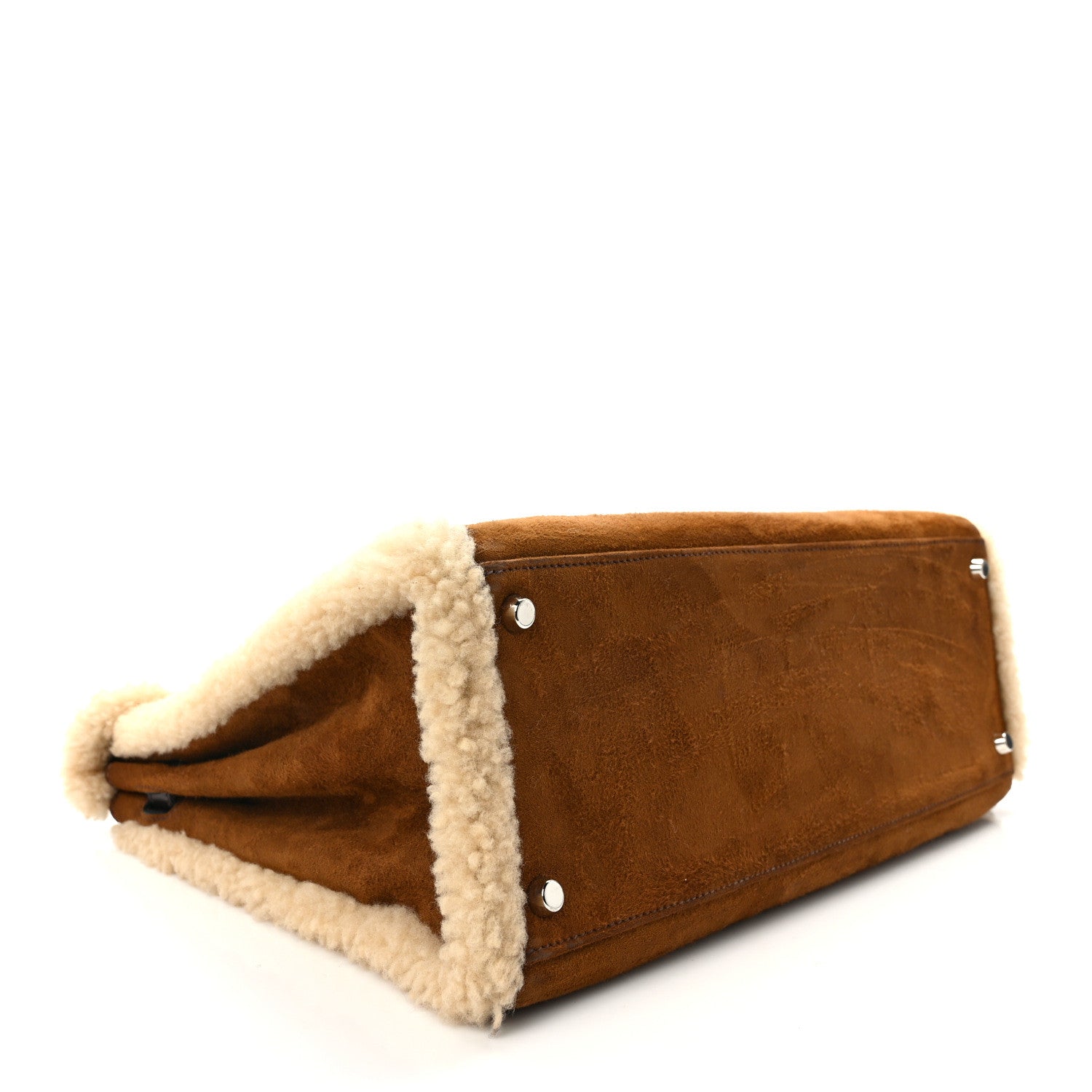 Hermes Veau Doblis Mouton Shearling Swift Teddy Kelly 35 Alezan Ebene 4 of 13