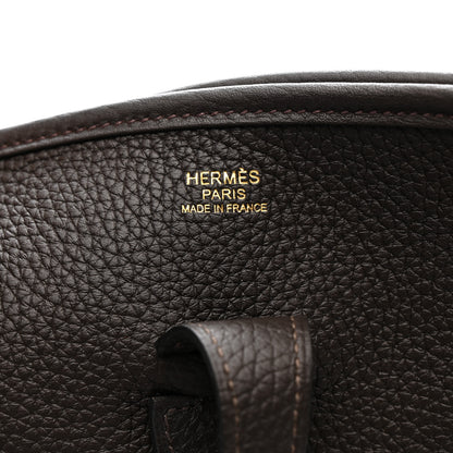 Hermes Taurillon Clemence EVELYNE III PM Ebene 6 of 11