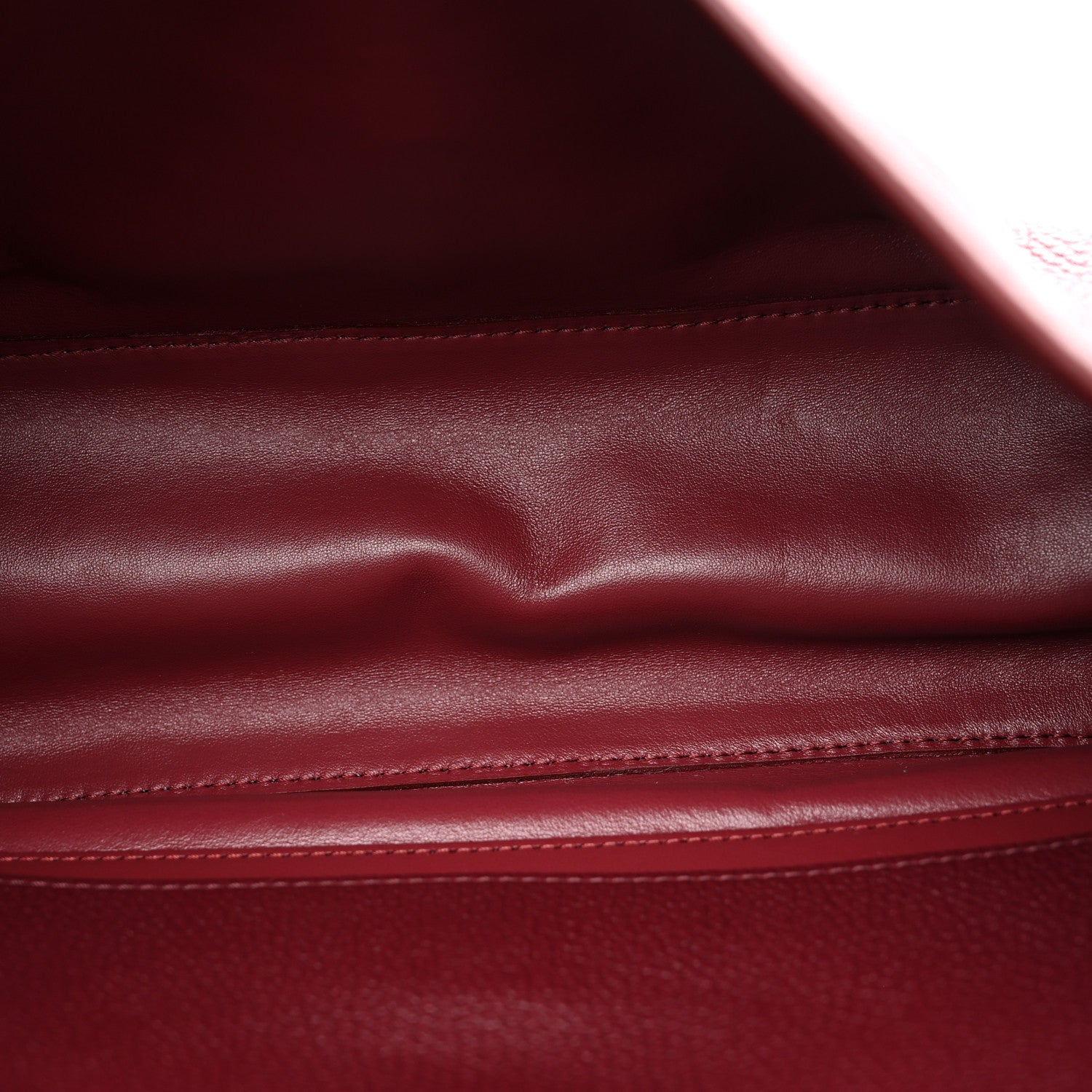 Chanel Grained Calfskin Small Souplissimo Maxi Flap Burgundy 5 of 11