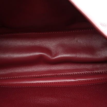 Chanel Grained Calfskin Small Souplissimo Maxi Flap Burgundy 5 of 11