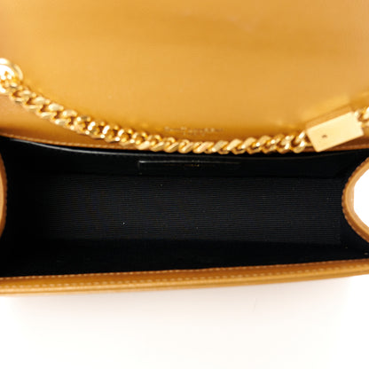 Saint Laurent Grain De Poudre Small Monogram Kate Satchel Dark Sun 5 of 11