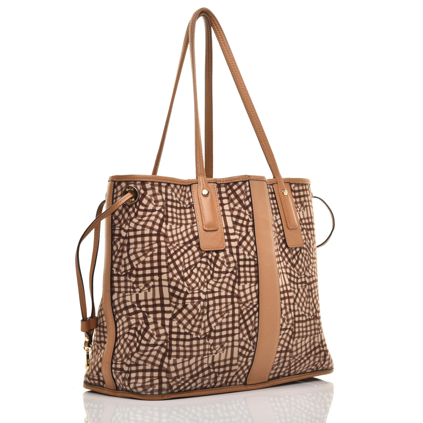 Visetos Medium Liz Reversible Shopper Tote Cognac