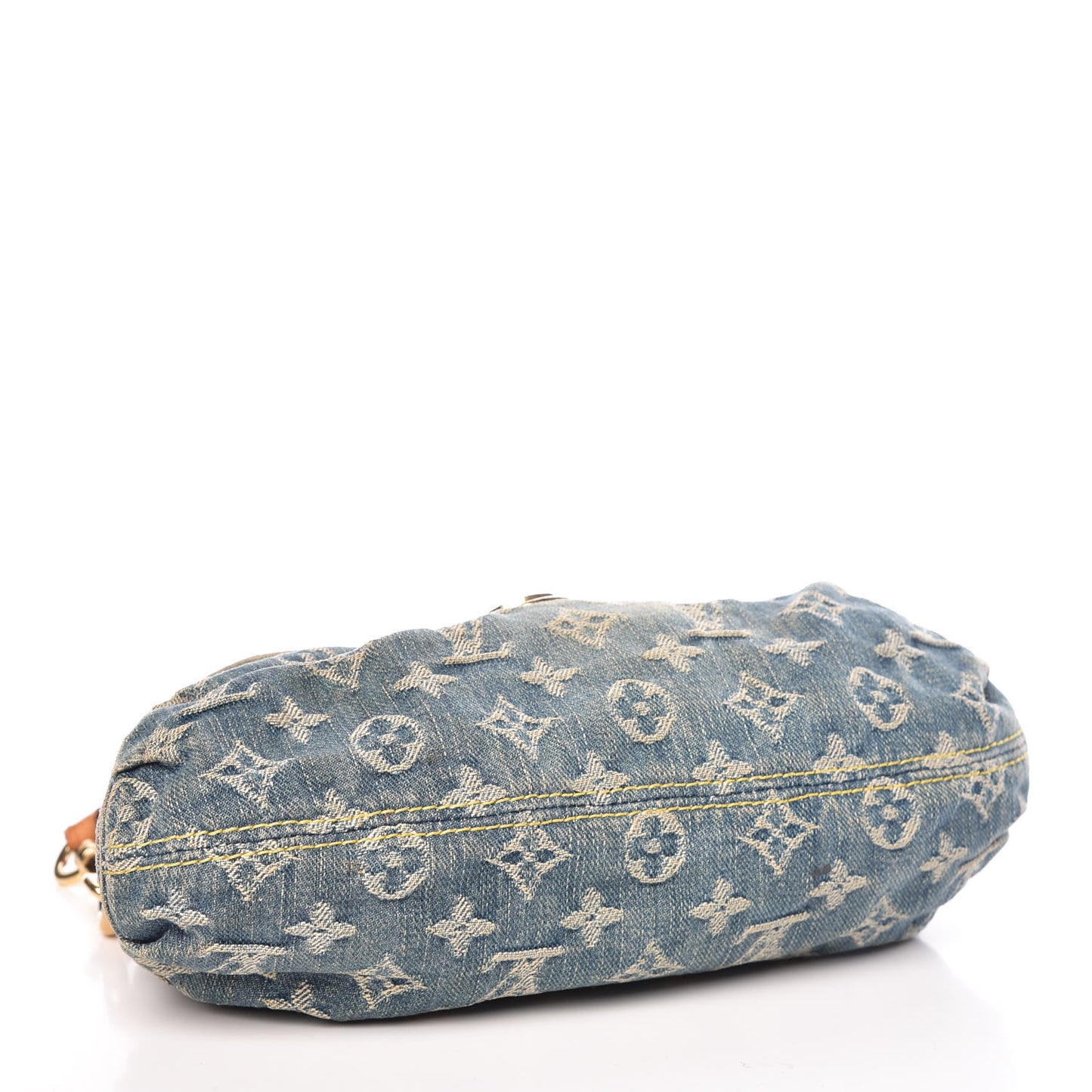 Monogram Denim Mini Pleaty Blue