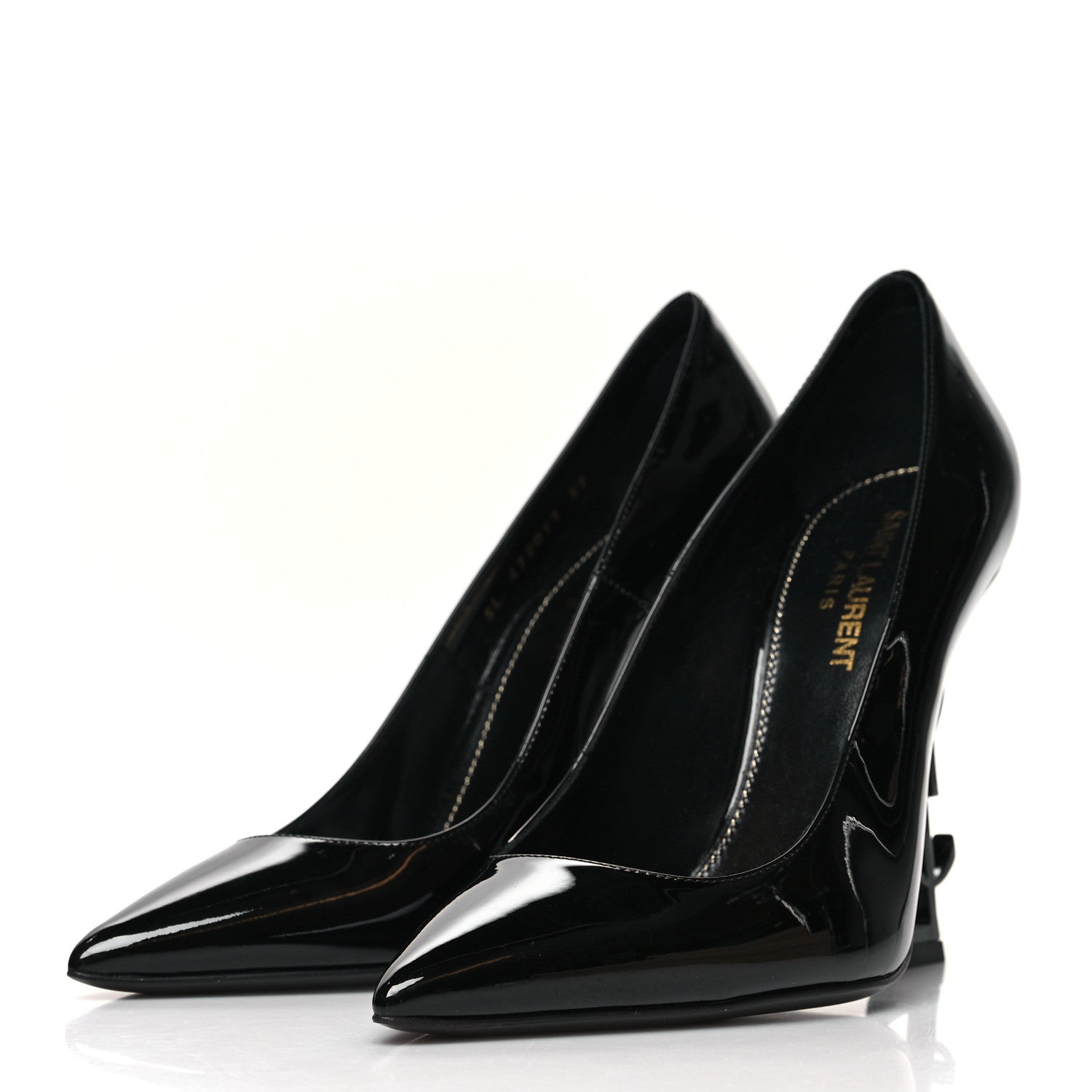 Saint Laurent Patent Opyum 110 Pumps 37 Black 3 of 9