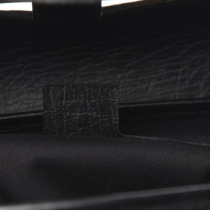 Gucci Monogram Bamboo Bullet Handbag Black 7 of 10