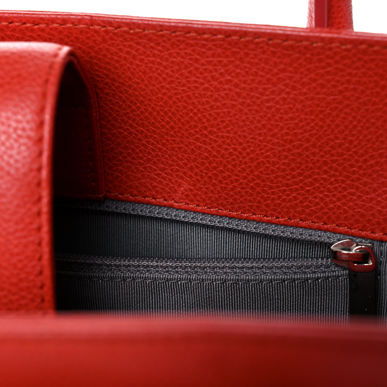 Chanel Calfskin Small Cerf Shopper Tote Red 20 of 21