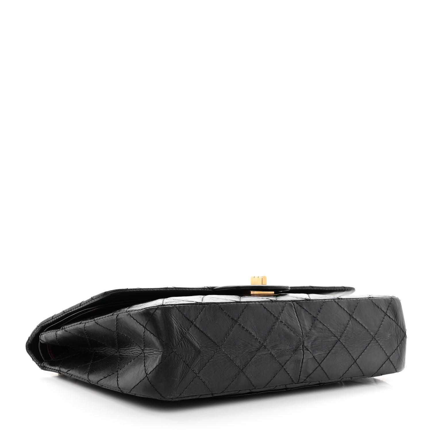 Chanel Aged Calfskin Quilted 50th Anniversary 2.55 Reissue 227 Flap Black 4 of 15