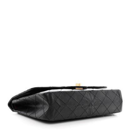 Chanel Aged Calfskin Quilted 50th Anniversary 2.55 Reissue 227 Flap Black 4 of 15