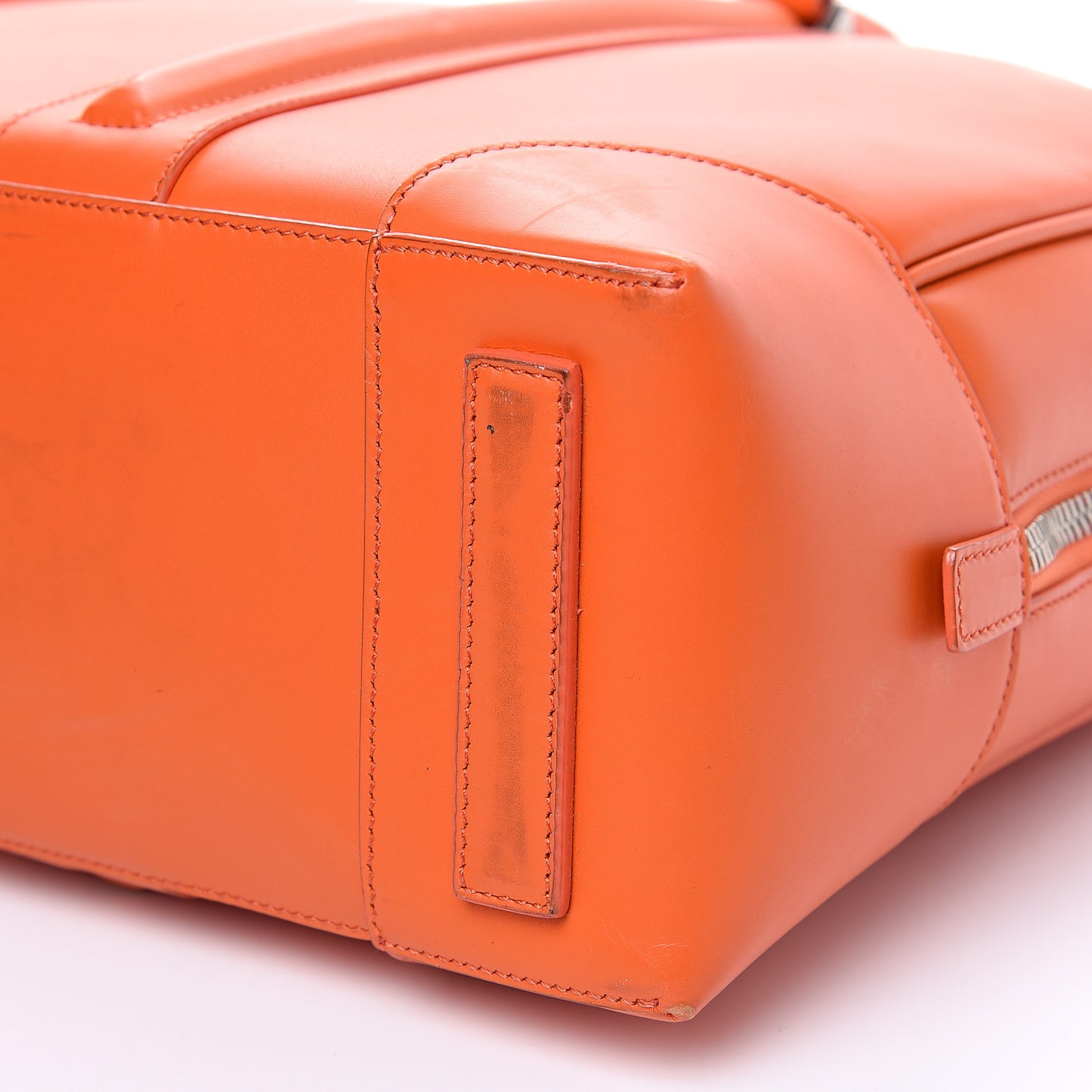 Smooth Calfskin L.C. Briefcase Orange