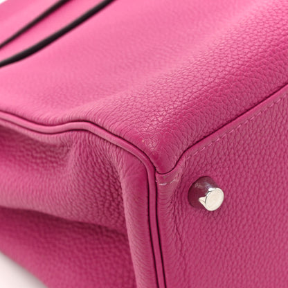 Hermes Togo Kelly Retourne 28 Rose Pourpre 15 of 18