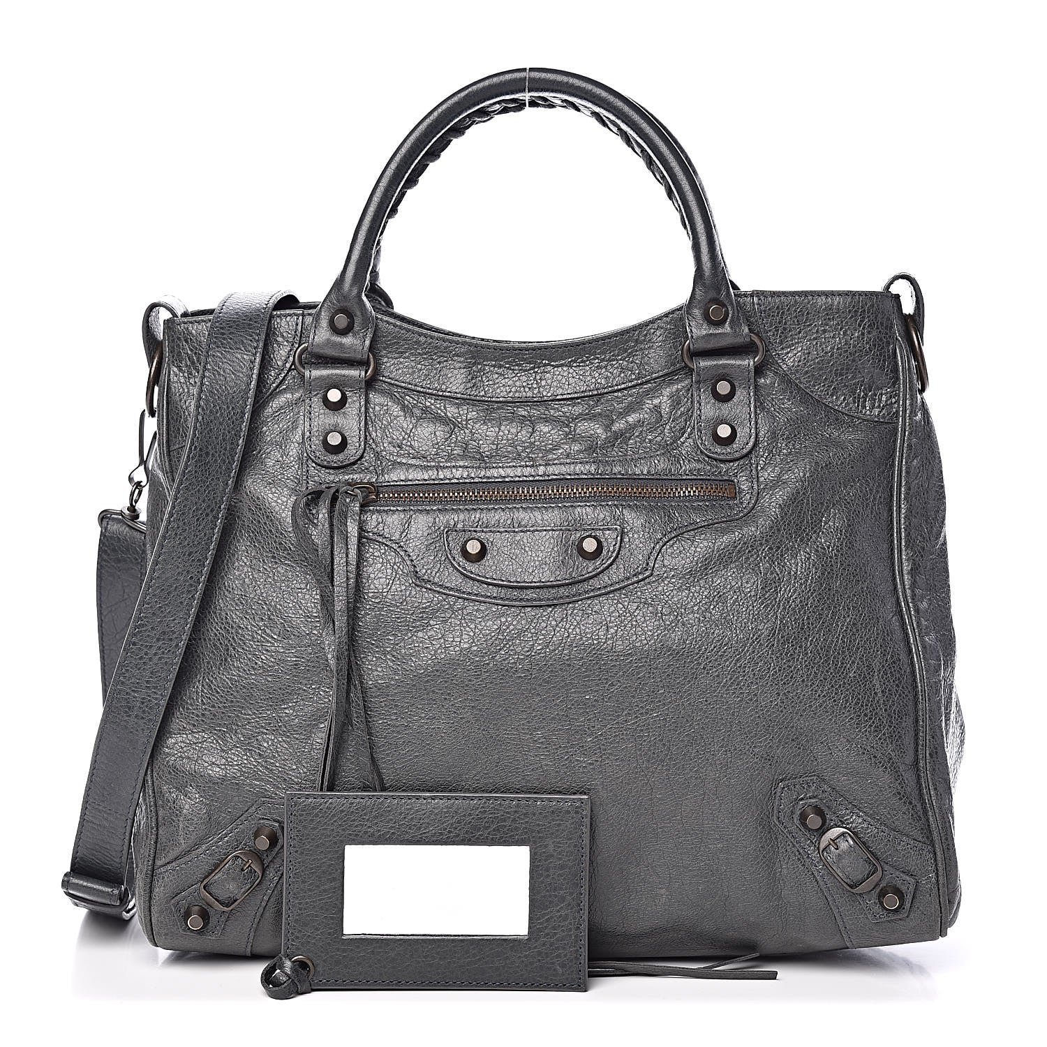 Balenciaga Agneau Classic Hardware Velo Anthracite 1 of 11