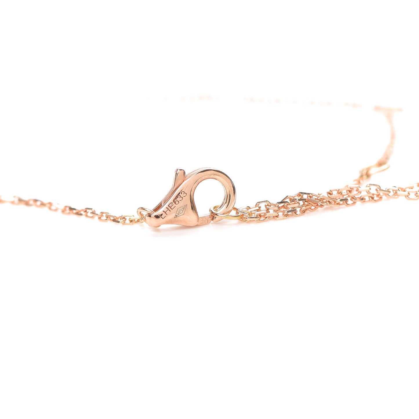 18K Pink Yellow White Gold Diamond Trinity Bracelet