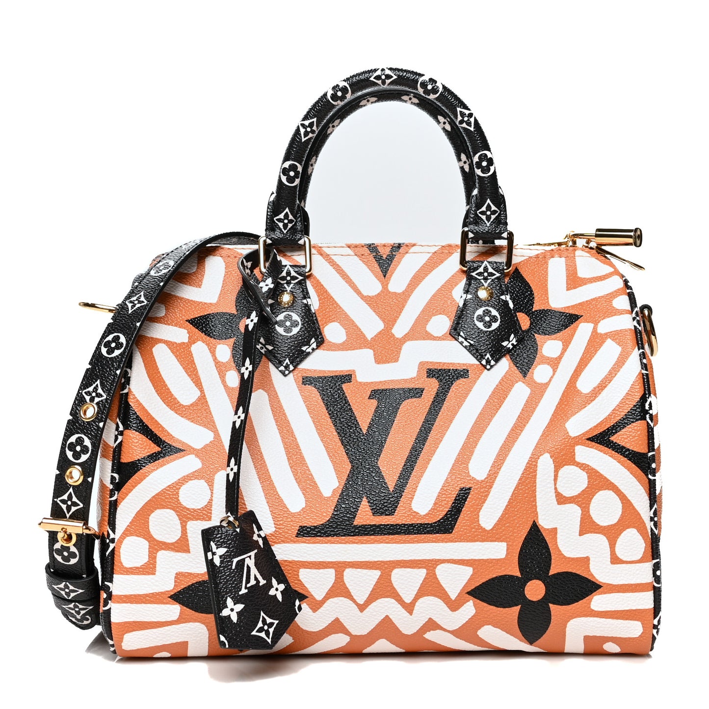 Monogram Giant Crafty Speedy Bandouliere 25 Creme Caramel